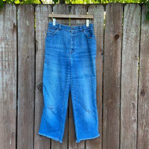 Authentic 1970's Orange Tag (Little "e") Levi's High-waisted Women's Jeans Sz 29